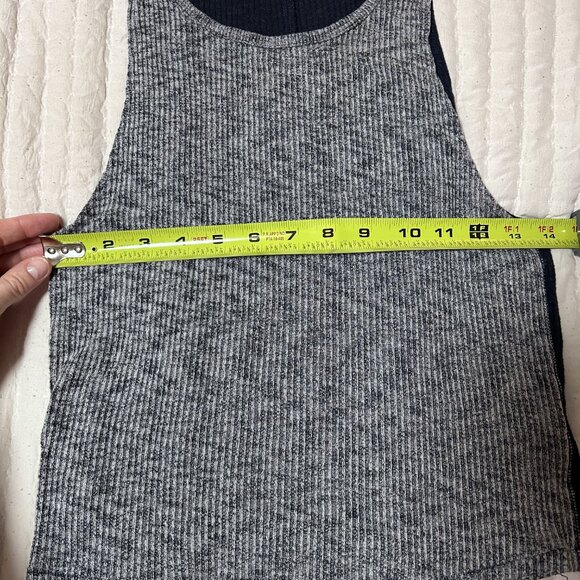 Rag & Bone Washed Navy Racerback Tank Top - Picture 6 of 6